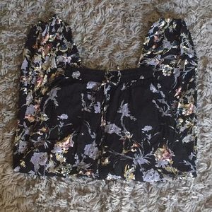 Angie Floral Crop Pant
